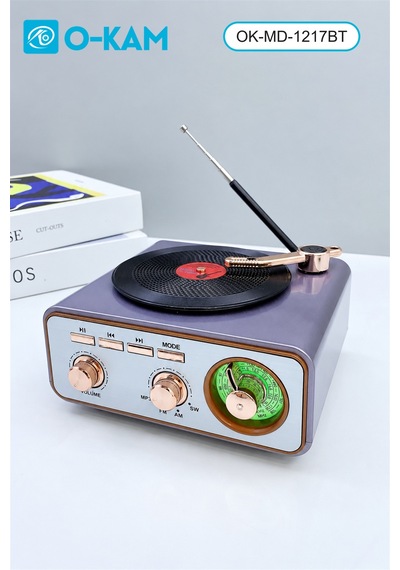O-kam Md-1217bt Pikap Tasarımlı Retro Radyo