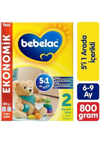 2 Devam Sütü 800 G 6-9 Ay