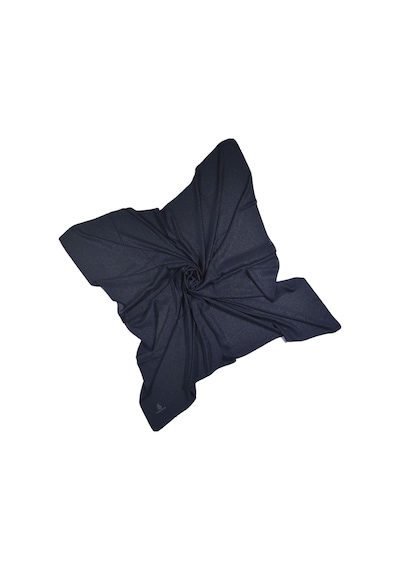 Mısırlı Eşarpları Queen Krep Simli Kadın Eşarp 110x110 Cm - Lacivert