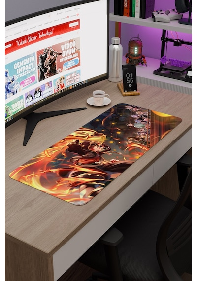 Gaming Genshin Impact Anime Gacha V1 - 70x30 Xl Gaming Mouse Pad Fare Altlığı