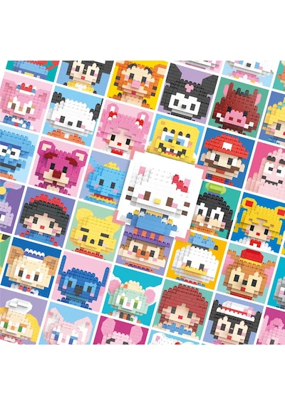 Pinkyday Disney Sürpriz Karakter Sürpriz Hediyeli 3d Yapboz Mini Blok Seti Sunster Company