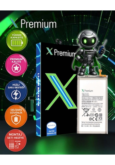 Xpremium Samsung Uyumlu S10 Plus Sm-g975 Batarya Pil Süper Yüksek Kalite 4100 Mah
