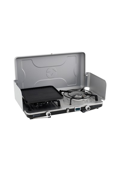 Outwell Merapi Pro Duo Deluxe Stove İkili Kamp & Karavan Ocağı Gri