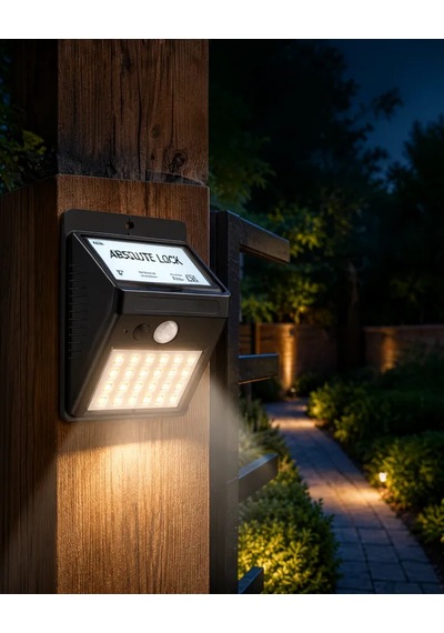 Astraltech Hareket Algılayıcı Solar Led Duvar Lambası
