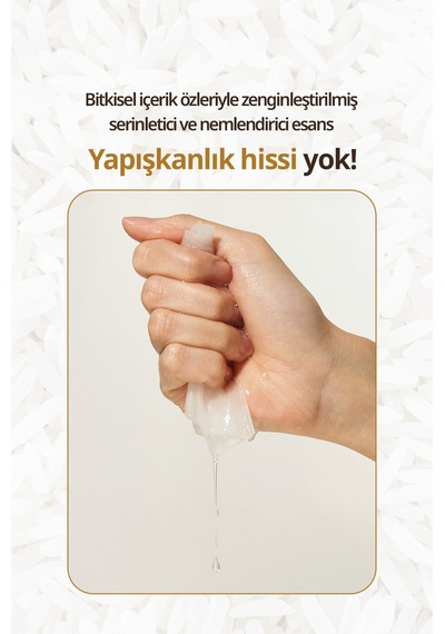 Pirinç Özlü, Cilde Aydınlık Görünüm Veren Yaprak Maske Goodal Rice Cera Moisture Mild Sheet Mask