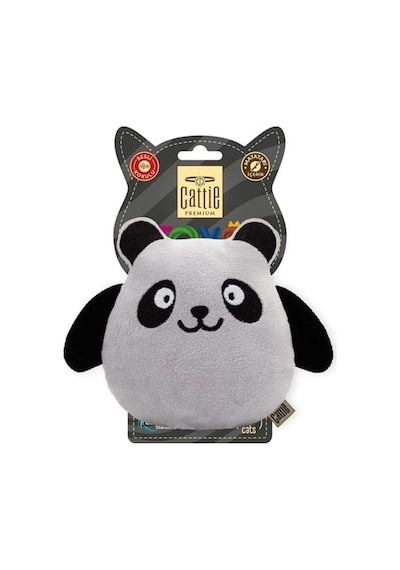 Cattie Matatabi İçerikli Kedi Oyuncağı Peluş Panda 15 Cm