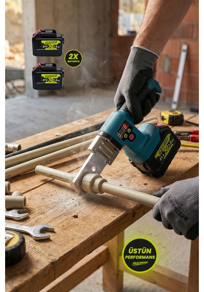 R-ht102 Profesyonel Şarjlı Pvc Boru Kaynak Makinesi 21v / 3ah