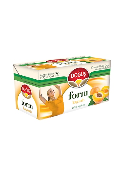 Doğuş Form Kayısılı Karışık Bitki Süzen Poşet Çay 20 x 2 G