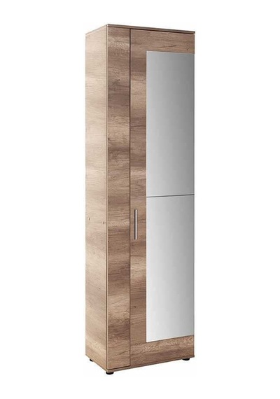 Antre 11 Raflı 2 Kapaklı Aynalı Ayakkabılık Açık Ceviz Tori 60x212x36 Cm Gxyxd