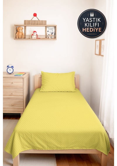 Evimde Bambaşka Sarı Kapitone Genç Çocuk Odası Tek Kişilik Pike Takımı-modern Düz Açık Sarı 160x220 CM Yatak Örtüsü Evimde Bambaşka Sarı Kapitone Genç Çocuk Odası Tek Kişilik Pike Takımı-modern Düz Açık Sarı 160x220 CM Yatak Örtüsü