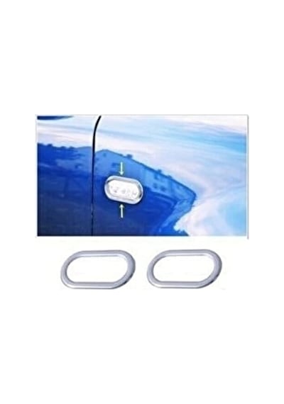 Nissan Qashqai Krom Sinyal Çerçevesi 2 prç. 2007-2010 Paslanmaz.Ç