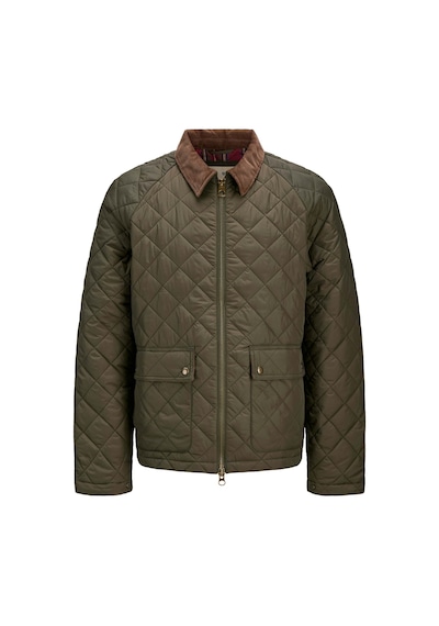 Jack & Jones Bluronald Quilted Erkek Yeşil Mont 12274737-on Yeşil