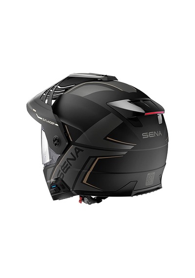 Sena Outlander Adv Kapalı Motosiklet Kaskı Mat Siyah