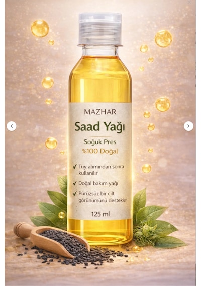 Tüy Azaltıcı Ve Tüy Önleme Saad Yağı Ağı Saad Yağı 125 Ml