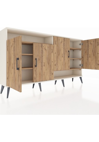 Arges Konsol 6 Raflı 4 Kapaklı 176x30x99 Aytaşı-çam Atlas Çam/atlas Çam - Aytası Arges Konsol 6 Raflı 4 Kapaklı 176x30x99 Aytaşı-çam Atlas Çam/atlas Çam - Aytası