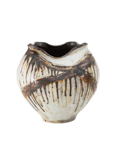 Mudo Home Themıs Vazo 27x25cm Kahverengi