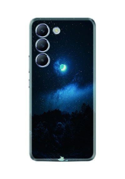 Realme 12 Lite Kılıf Silikon Desen Özel Seri Gece 1633
