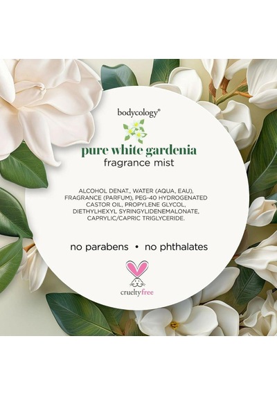 Bodycology Pure White Gardenia Fragrance Mist Çiçeksi Kadın Vücut Spreyi