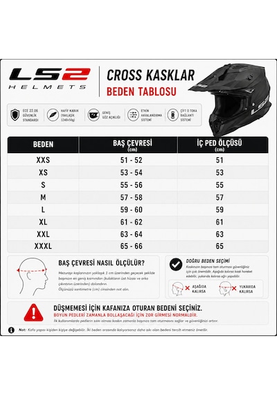 Cross Kask Ls2 Pıoneer 2 Mat Siyah  M