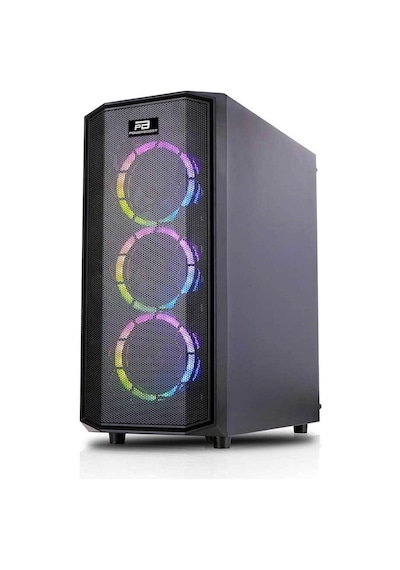 Powerboost X58Rgb Usb 3.0 Mesh 4 X Rgb Fanlı Gaming Kasa (Psu Yo