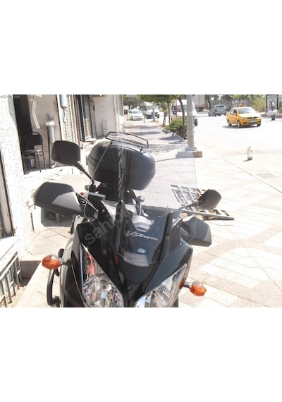 2004-10 Suzuki Vstrom Dl650 Dl1000 Ön Cam Zeus Açık Füme 56 CM 4 MM