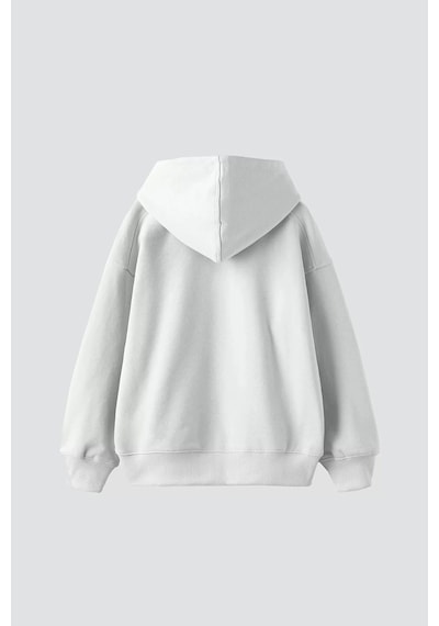 Startmore Pleasure Baskılı Oversize Unisex Beyaz Beyaz