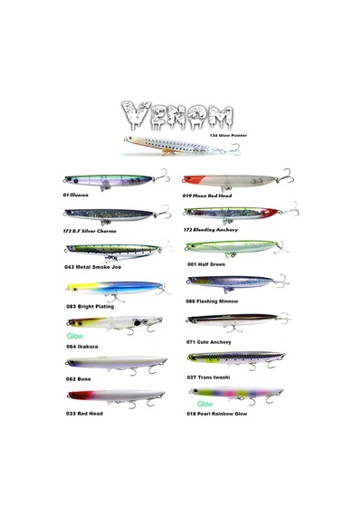 FUJIN VENOM 120SW RENK 062 SU ÜSTÜ MAKET BALIK
