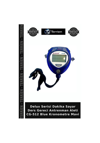 Özel Seri Cg-512 Blue Kronometre Mavi Yarış Saati Ders Gereci Masa Aracı