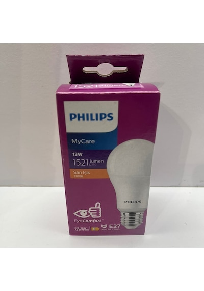 Philips Mycare 13 W 2700k Sarı Işık E27 Led Ampul Seçenekler