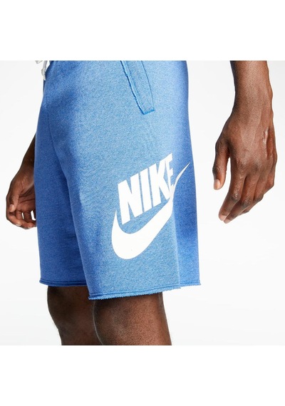 Nike Sportswear Clup Futura Alumni Bol Kesim Erkek Mavi Spor Şort