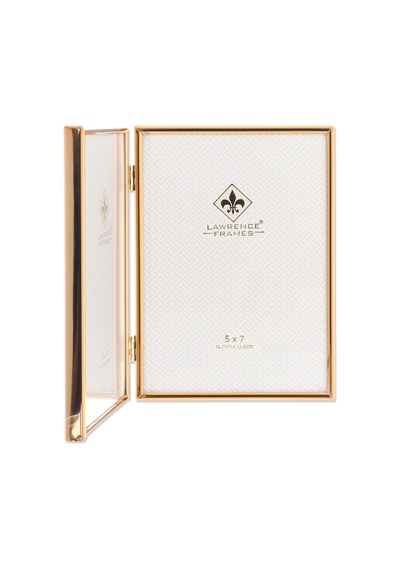 Lawrence Frames Resim Çerçevesi, Katlanabilir, Metal, 12,7 X 17,8 Cm, Altın Rengi