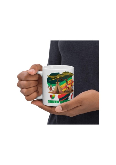 Güney Afrika Kupa Bardak 2 Adet Seyahat Hatıra South Africa Mug