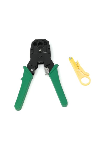 Ağ Kablosu Sıyırma Rj45 Rj11 Kablo Sıkma Pensesi