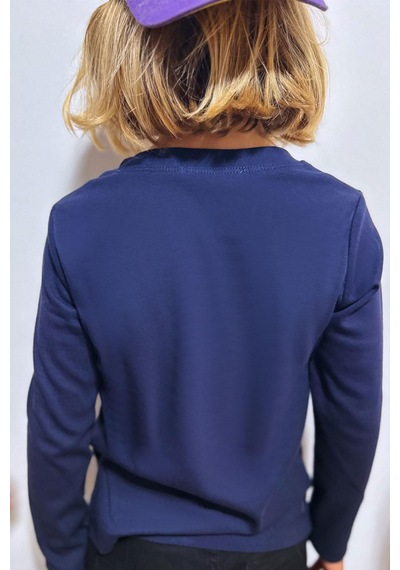 Breeze Erkek Çocuk Uzun Kollu Tişört Basic 4-8 Yaş, Lacivert