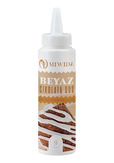 Miwida Beyaz Çikolata Sos - Pratik Waffle, Pankek,