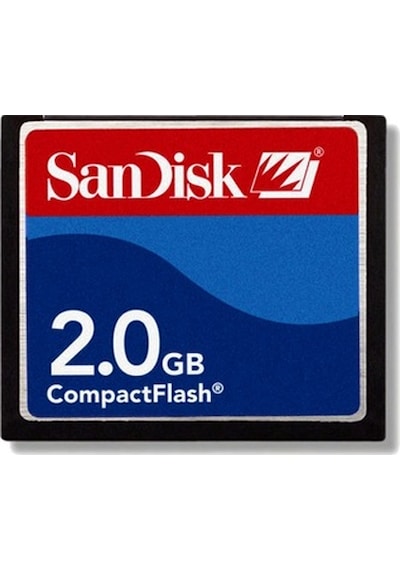 Sandisk Compact Flash 2 GB Hafıza Kartı