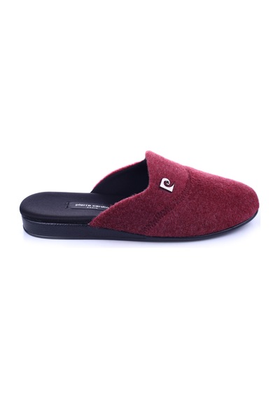 Pierre Cardin Pc-55368 Erkek Kışlık Ev & Halı & Bohça Keçe Terlik Bordo