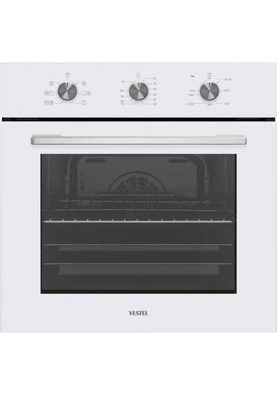 Vestel AF-5621 B - AO-6104 YB-DG - AD-63340 B Eğik Beyaz Pratik Zamanlayıcılı Set
