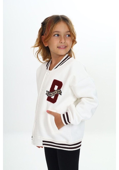 My Kids Wear Üç İplik Cepli Kolej Ceketler Bebe Mavi