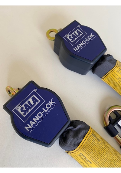 Dbi Sala Nano-Lok Çift Kollu Geri Sarımlı Düşüş Durdurucu 1.8 M 3 Çok Renkli