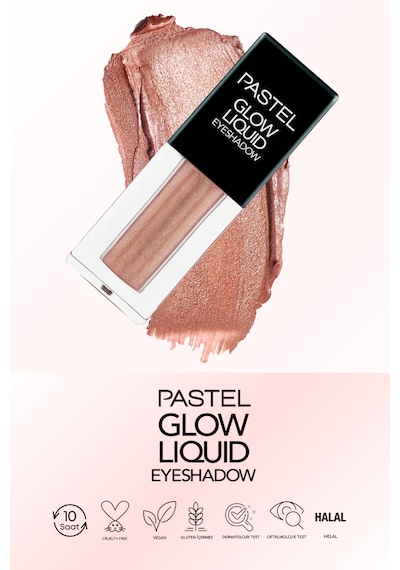 Pastel Glow Liquid Eyeshadow 221 Dreamland + 222 Golden Cage + Transparan Kaş ve Kirpik Maskarası