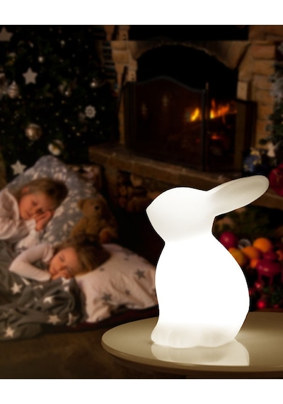 Bunny Glow Şarjlı Masa Lambası Beyaz