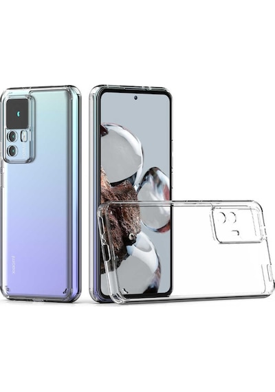 Xiaomi Mi 12T Pro Kilif Zore Coss Seffaf Sert Silikon Kilif 560863096