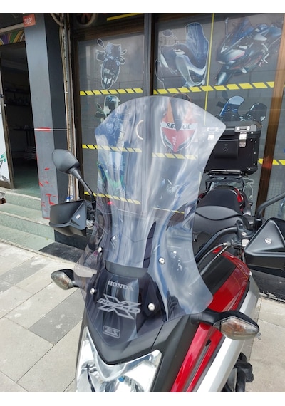 16-20 Honda Nc 750x Ön Cam Zeus Açık Füme 56 CM 4MM Nc750x
