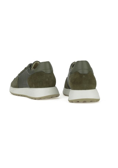 Ziya, Erkek Hakiki Deri Sneaker 1531026z265 Haki 1531026z265 610 Haki