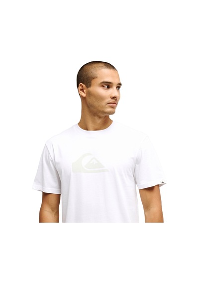 Quıksılver Quiksilver Ev Comp Logo Erkek Tişört Wbb0 Beyaz