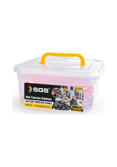 Sgs2165 Akü Takviye Kablosu 600 Amper 2.3 Metre