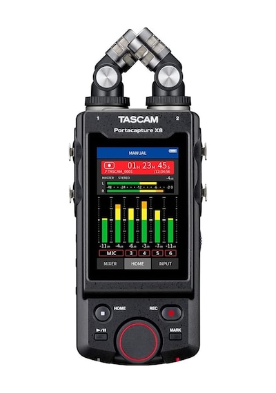 Tascam Portacapture X8 Dokunmatik Ekranlı Çok Kanallı Kayıtçı