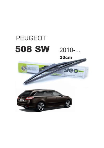 NVR Peugeot 508 SW Arka Silecek Süpürgesi 2010 Sonrası 30 cm