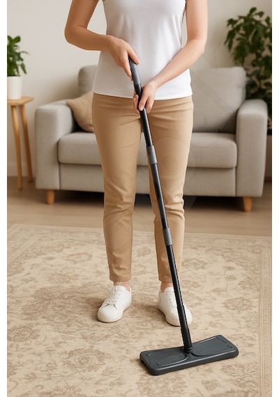 110 Cm Çok Amaçlı Sap Sadece Sap - Demonte Sap - Fırça Mop Paspas Yersil Camsil Uyumlu Sap